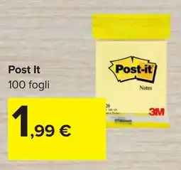 Carrefour Post It 100 fogli offerta