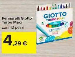 Carrefour Pennarelli Giotto Turbo Maxi offerta