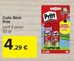 Carrefour Colle Stick Pritt offerta