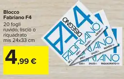 Carrefour Blocco Fabriano F4 offerta