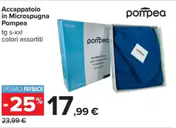 Carrefour Accappatoio in Microspugna Pompea offerta