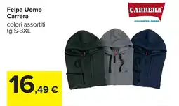 Carrefour CARRERA Felpa Uomo offerta