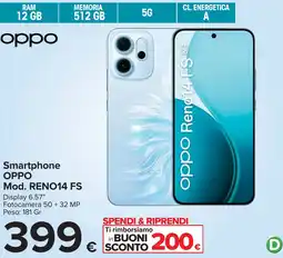 Carrefour Smartphone OPPO Mod. RENO14 FS offerta