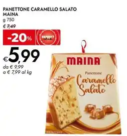 Bennet Panettone caramello salato MAINA offerta