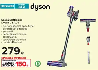 Scopa Elettronica Dyson V8 ADV