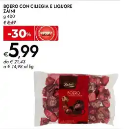 Bennet Boero con ciliegia e liquore ZAINI offerta