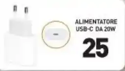 Unieuro Alimentatore USB-C DA 20W offerta