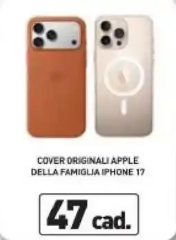 Unieuro Cover originali apple della famiglia IPHONE 17 offerta