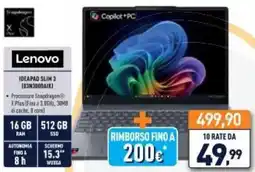Unieuro Lenovo IdeaPad Slim offerta