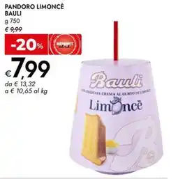 Bennet Pandoro limonce BAULI offerta