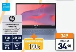Unieuro hp Chromebook plus offerta