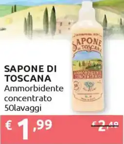 Ipersoap SAPONE DI TOSCANA Ammorbidente concentrato offerta