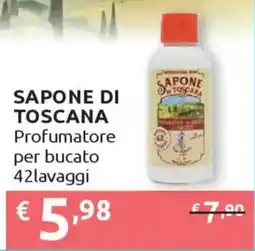 Ipersoap SAPONE DI TOSCANA Profumatore per bucato offerta