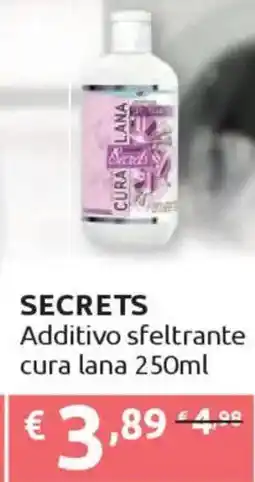 Ipersoap SECRETS Additivo sfeltrante cura lana offerta