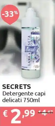 Ipersoap SECRETS Detergente capi delicati offerta