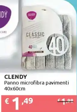 Ipersoap CLENDY Panno microfibra pavimenti 40x60cm offerta
