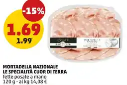 PENNY Mortadella nazionale LE SPECIALITÀ CUOR DI TERRA offerta