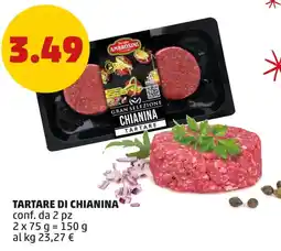 PENNY Tartare di chianina offerta