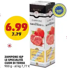 PENNY Zampone igp LE SPECIALITÀ CUOR DI TERRA offerta
