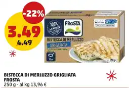 PENNY Bistecca di merluzzo grigliata FROSTA offerta