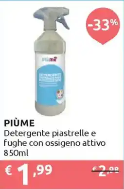 Ipersoap PIÙME Detergente piastrelle e fughe con ossigeno attivo offerta