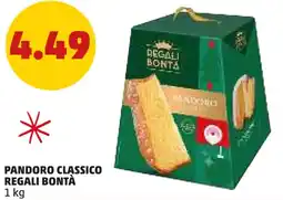 PENNY Pandoro classico REGALI BONTÀ offerta