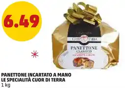 PENNY Panettone incartato a mano LE SPECIALITÀ CUOR DI TERRA offerta