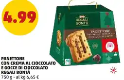 PENNY Panettone con crema al cioccolato e gocce di cioccolato REGALI BONTÀ offerta