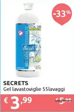 Ipersoap SECRETS Gel lavastoviglie offerta