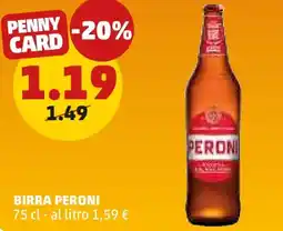 PENNY Birra PERONI offerta