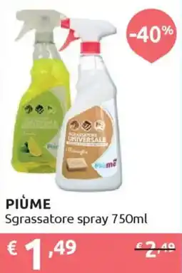 Ipersoap PIÙME Sgrassatore spray offerta