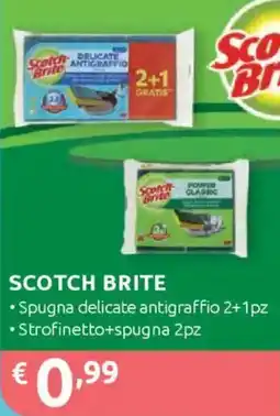 Ipersoap SCOTCH BRITE Spugna delicate antigraffio offerta