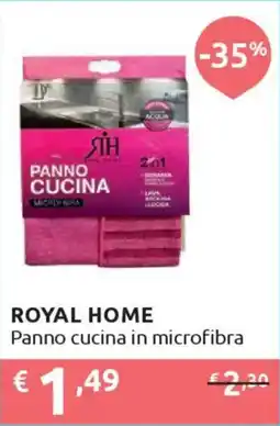 Ipersoap ROYAL HOME Panno cucina in microfibra offerta