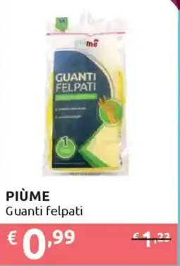 Ipersoap PIÙME Guanti felpati offerta