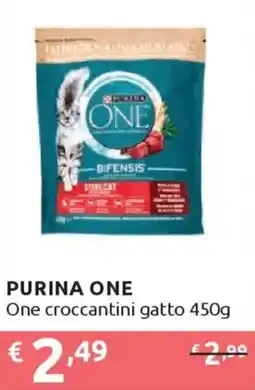 Ipersoap PURINA ONE One croccantini gatto offerta