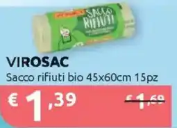 Ipersoap VIROSAC Sacco rifiuti bio 45x60cm offerta
