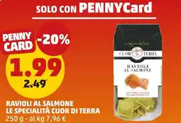 PENNY Ravioli al salmone LE SPECIALITÀ CUOR DI TERRA offerta