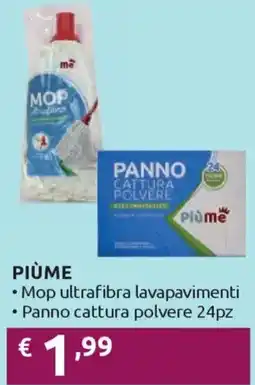 Ipersoap PIÙME Mop ultrafibra lavapavimenti offerta