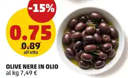 PENNY Olive nere in olio offerta