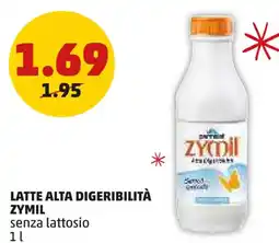 PENNY Latte alta digeribilità zymil senza lattosio offerta