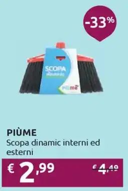 Ipersoap PIÙME Scopa dinamic interni ed esterni offerta