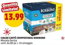 PENNY Cialde caffè compostabili borbone miscela decisa offerta
