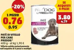 PENNY Patè di vitello per cane prodog offerta