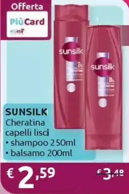 Ipersoap SUNSILK Cheratina capelli lisci offerta
