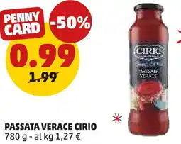 PENNY Passata verace CIRIO offerta