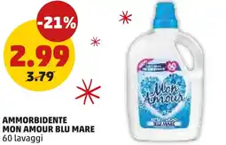 PENNY Ammorbidente mon amour blu mare offerta