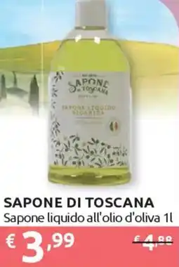 Ipersoap SAPONE DI TOSCANA Sapone liquido all'olio d'oliva offerta