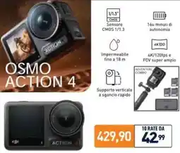 Unieuro dji OSMO ACTION 4 offerta