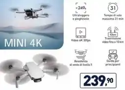 Unieuro dji MINI 4K offerta