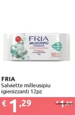 Ipersoap FRIA Salviette milleusipiu igienizzanti 12pz offerta